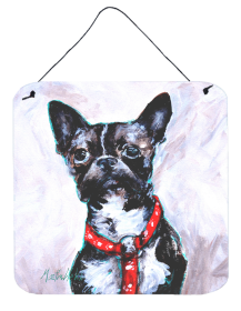 Boston Terrier Brindle Ziggy Wall or Door Hanging Prints