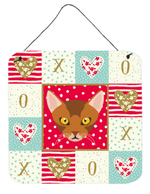 Abyssinian - Cat Face Wall or Door Hanging Prints