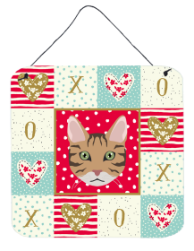 California Spangled - Cat Face Wall or Door Hanging Prints