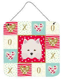 American Eskimo - Dog Face Wall or Door Hanging Prints