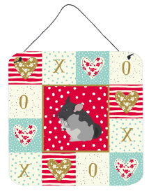 Black Velvet Chinchilla Love Wall or Door Hanging Prints