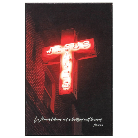 Jesus Saves Mark 16:16 Wall Plaque