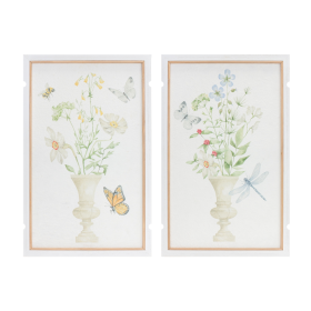 Framed Floral Vase Print