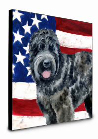 Black Russian Terrier Accent Decor (Color: Black Russian Terrier, size: 8 x 8)