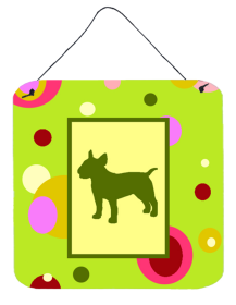 Bull Terrier Wall or Door Hanging Prints (Color: Bull Terrier, size: 6 x 6)