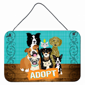 Adopt Pets Adoption Wall or Door Hanging Prints (size: 8 x 12)