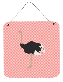 Bird - Common Ostrich Wall or Door Hanging Prints (Color: Bird - Common Ostrich, size: 6 x 6)