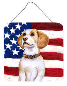 Beagle Wall or Door Hanging Prints (Color: Beagle, size: 6 x 6)