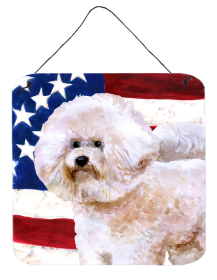 Bichon Frise #2 Wall or Door Hanging Prints (Color: Bichon Frise #2, size: 6 x 6)