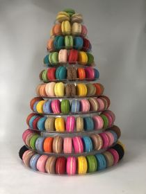 6-Layer macarons display stand (Option: Transparent 10layers)