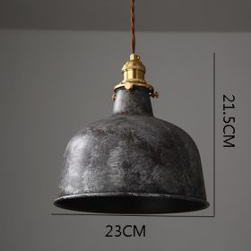 Cafe Simple Living Room Pendant Lamp (Option: Grey B)